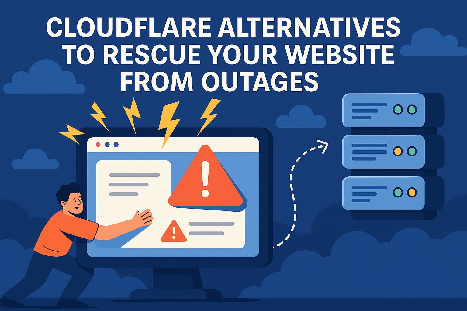 Featured image for “Cloudflare Alternatives to Rescue Your Website from Outages”